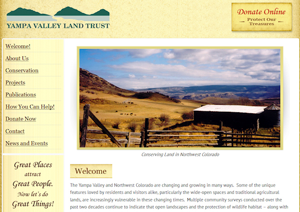 Yampa Valley Land Trust Home